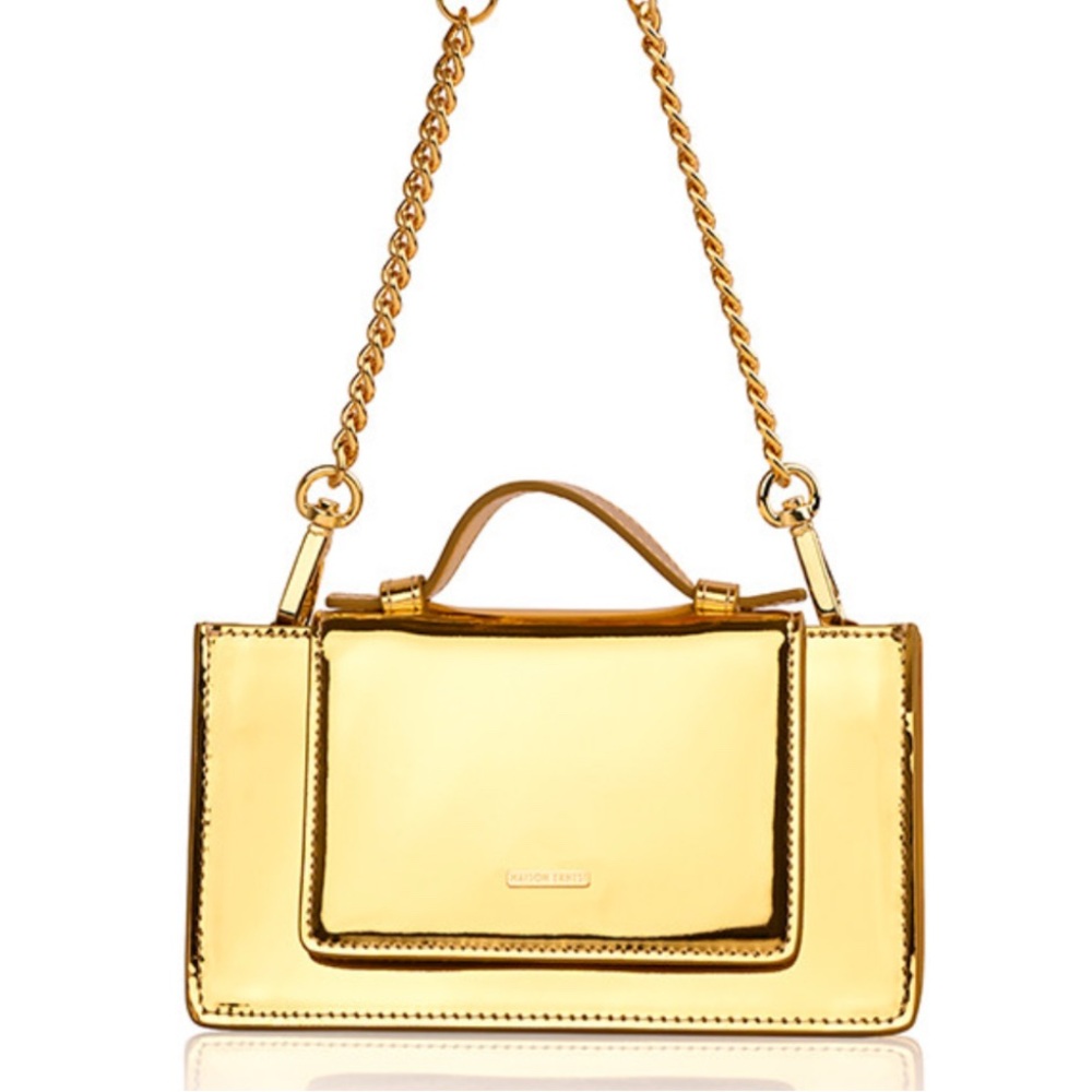 MAISON ERNEST -MALICE
Or - Cuir Miroir bag